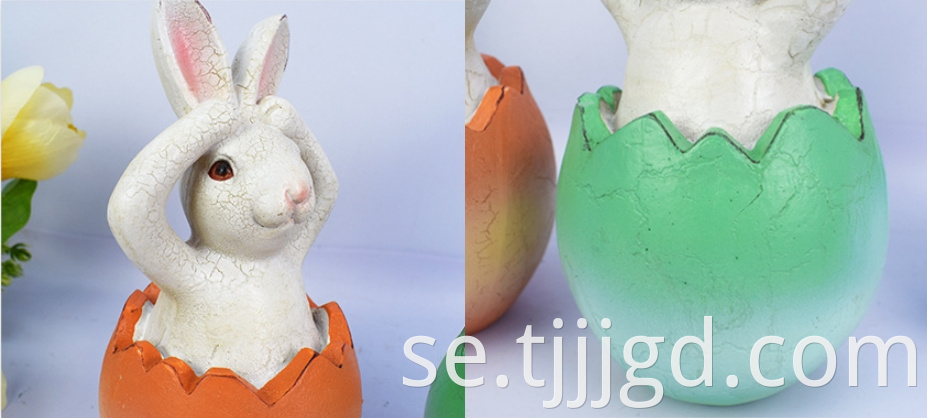 Resin Lamp Rabbit Shaped